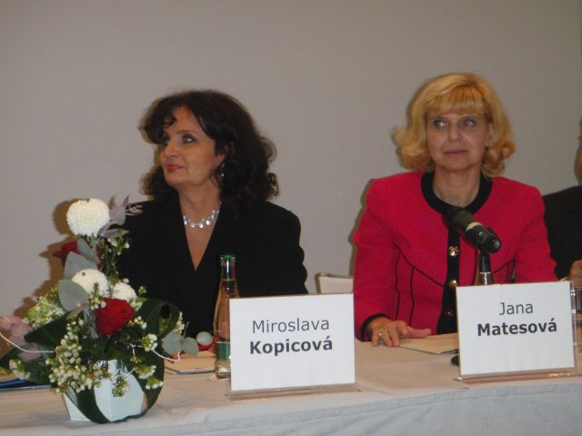 Miroslava Kopicová a Jana Matesová